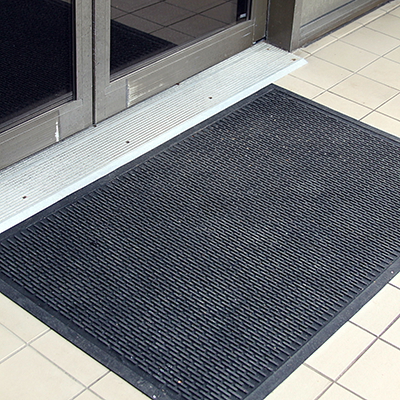 Axia Happy Mat SMR3660B Scraper Mat, 36" x 60", 3/8" thick, rubber, black