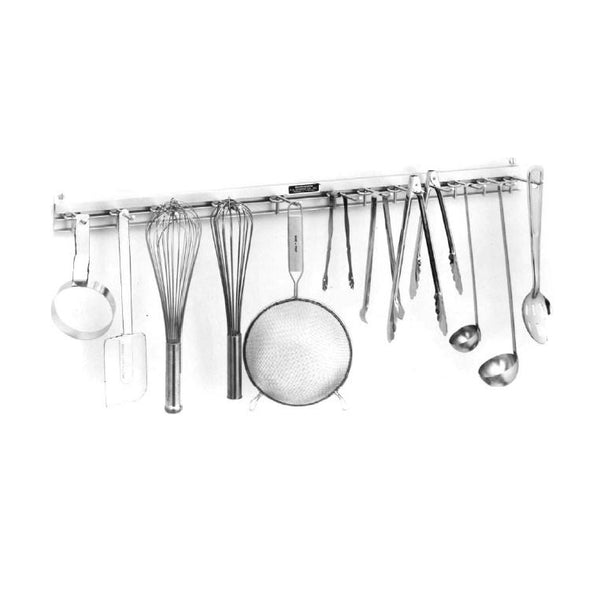 Aluminum 8-Hanger Snap-Rack Kitchen Utensil Rack - 24L