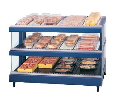 Hatco GR3SDS-39D Glo-Ray 39" Slated Double Shelf Heated Glass Merchandising Warmer - 120/208V