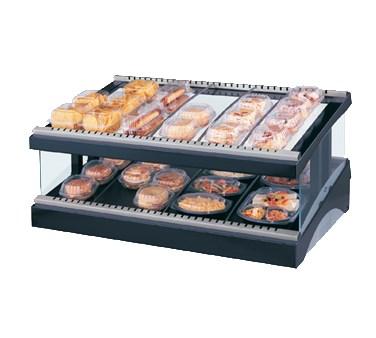 Hatco GR3SDS-39 Glo-Ray 39" Slanted Single Shelf Heated Glass Merchandising Warmer - 120V