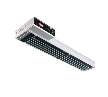Hatco GRAIHL-66D3 Glo-Ray 66" Double Infra-Black Strip Warmer with Lights, Remote Controls, and 3" Spacer - 3420 Watts