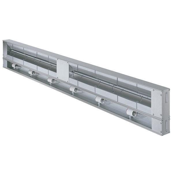 Hatco GRAML-84 Glo-Ray 84" Max Watt Infrared Warmer with Lights and Attached Toggle Controls - 2820 Watts