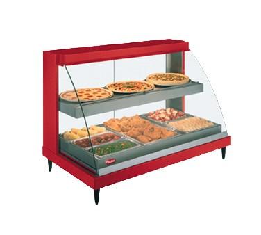 Hatco GRCDH-2PD 32" Glo-Ray Double Shelf Merchandiser with Humidity Control - 1460W