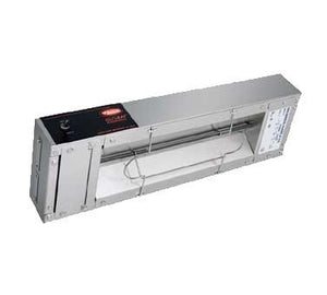 Hatco GRH-36 Glo-Ray 36" High Watts Infrared Strip Warmer - Single Rod, Stainless Steel, 800 Watts