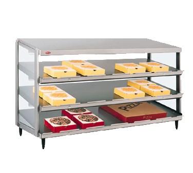 Hatco GRPWS-2418T Granite Gray Glo-Ray 24" Triple Shelf Pizza Warmer - 1440W