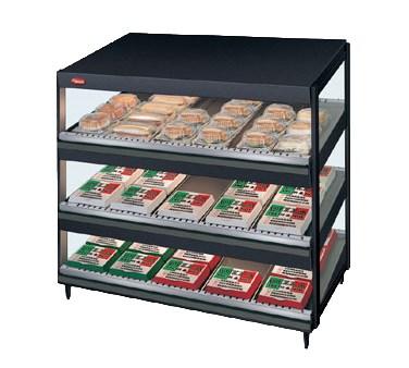 Hatco GRSDS-24T Glo-Ray 24" Slanted Triple Shelf Merchandiser - 120/208V