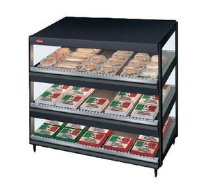 Hatco GRSDS-36T Glo-Ray 36" Slanted Triple Shelf Merchandiser - 120/208V