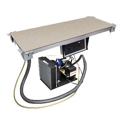 Hatco HCSSB-2418 Swanstone Built-In Bottom-Mount Hot / Cold Shelf - 24" x 18"