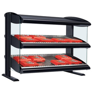 Hatco HXMS-24D 24" Slanted Double Shelf Merchandiser - 120/208V