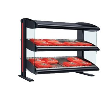 Hatco HZMS-42D 42" Slanted Double Shelf Heated Zone Merchandiser - 120/208V