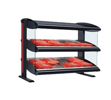 Hatco HZMS-60D 60" Slanted Double Shelf Heated Zone Merchandiser - 120/208V