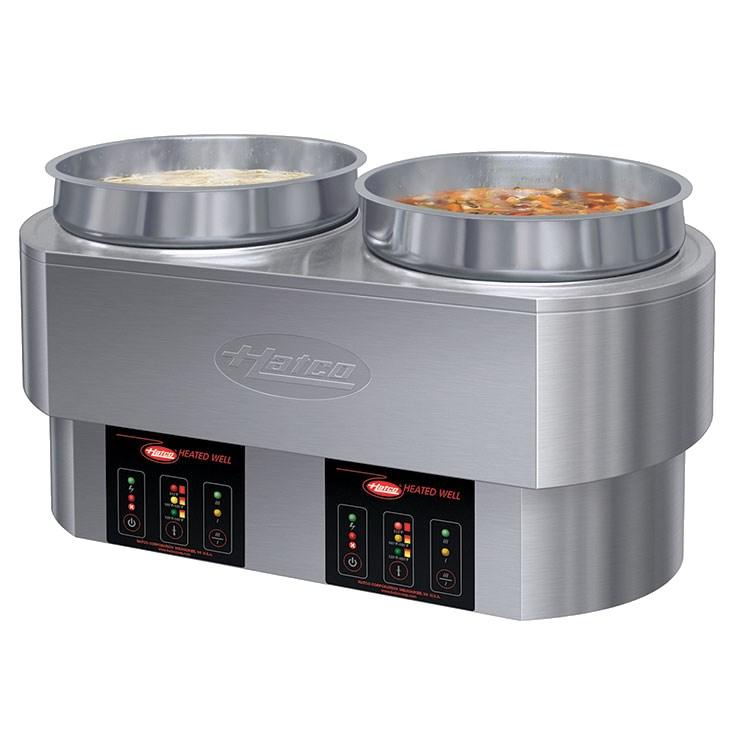 Hatco RHW-2 11 Qt. Dual Round Heated Food Well