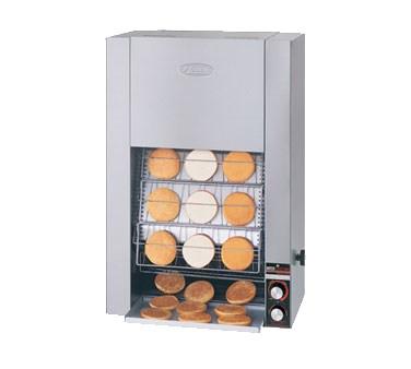 Hatco TK-155B Toast King Vertical Conveyor 3 Part Bun Toaster - 208V