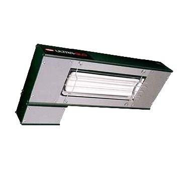 Hatco UGAL-30 Ultra-Glo 30" Standard Watt Ceramic Strip Warmer - Single Tile, Aluminum