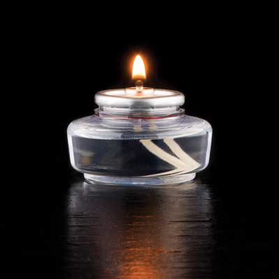 Hollowick HD12-144 Liquid Votive™ Fuel Cell, 12 hour, disposable, plastic, clear