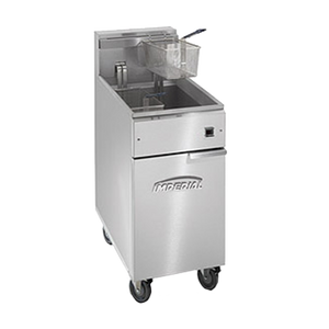 Imperial IFS-50-EU Fryer, electric, floor model, 50lb. capacity, snap action thermostat, 15.25 kW, CE