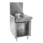 Imperial IHR-24-2R Diamond Series Heavy Duty Wok Range, gas, 24", Tempura, (2) ring burner, 13" wok opening, 55,000 BTU, NSF