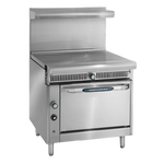 Imperial IHR-2FT-M Diamond Series Heavy Duty Range, gas, 36", modular, (2) 18" French tops, 70,000 BTU, cETLus, NSF