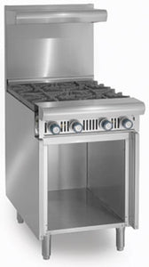 Imperial IHR-1HT-12-XB Diamond Series Heavy Duty Range, gas, 12", Add-A-Unit, (1) hot top, open cabinet, 30,000 BTU, NSF