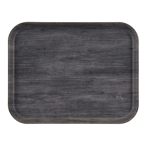 Cambro 1520DCET815 Camtray "Rectangular" Tray, Charcoal Gray, NSF