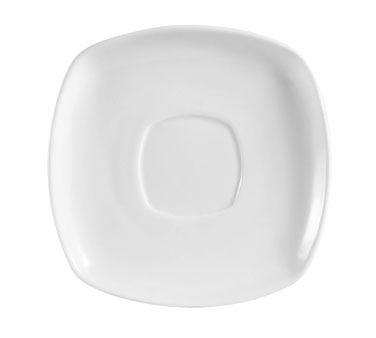 CAC China KSE-2 Kingsquare Saucer, 6"L x 6"W x 3/4"H, square