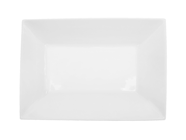 CAC China KSE-C13 Kingsquare Platter, 11-3/4"L x 8-1/4"W x 1-3/4"H, rectangular