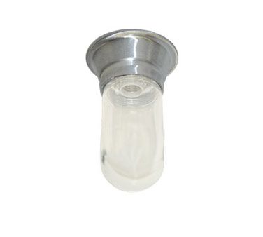 Component Hardware L55-1004 canopy lighting fixture, tempered glass globe, tuff-skin