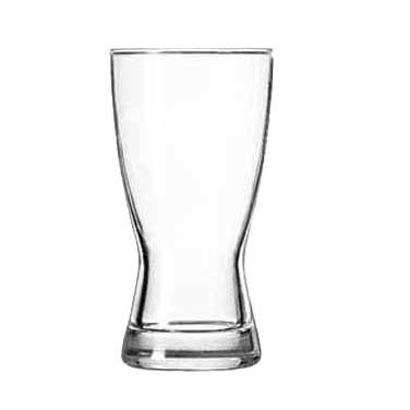 Libbey 1176HT 9 oz. Hourglass Design Pilsner Glass - Safedge Rim