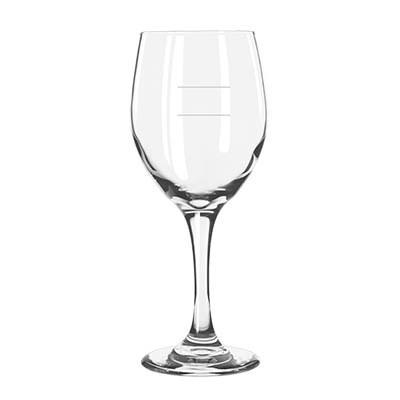 Libbey 3011-1178N Perception 14 oz. Wine Goblet With Pour Lines
