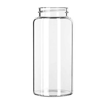 Libbey 92169 Kinetix 22 oz. Glass Water Bottle With Metal Lid
