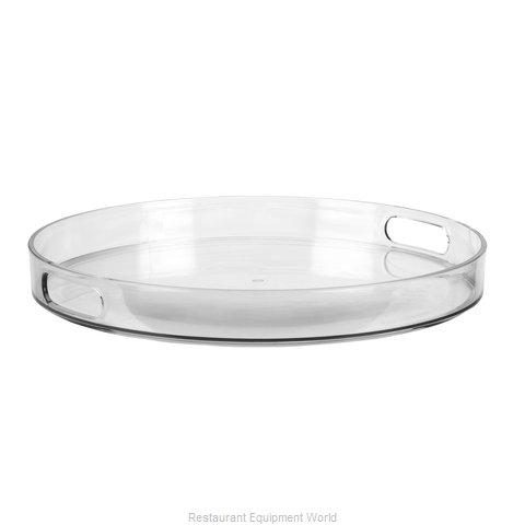 Libbey 92393 Infinium Wake 14" Tritan Plastic Handled Tray