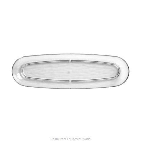 Libbey 92395 Infinium Wake 13" Tritan Plastic Snack Tray