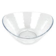 Libbey 92396 Infinium Wake 7 oz. Tritan Plastic Small Snack Bowl