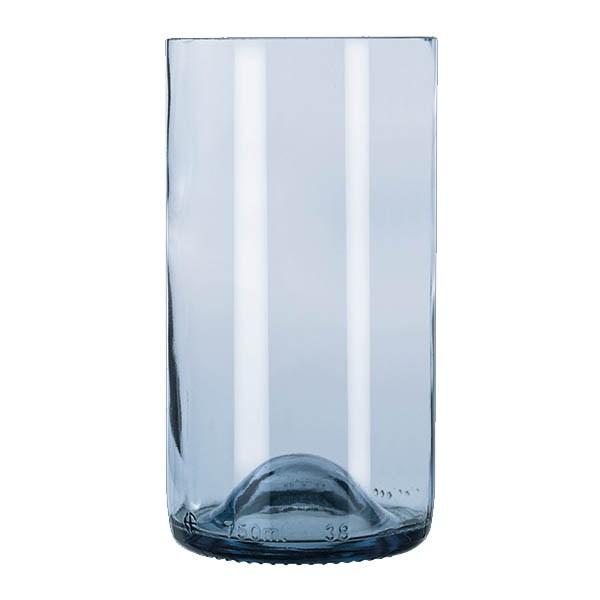 Libbey 97283, 16 oz. Blue Repurposed Wine Bottle Tumbler