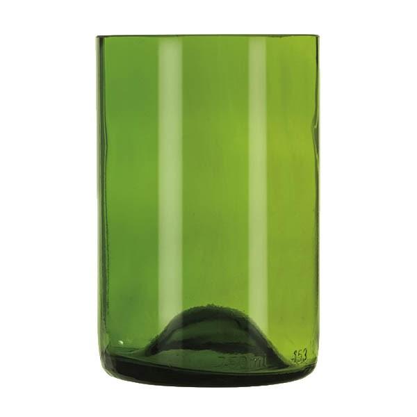 Libbey 97287, 12 oz. Green Repurposed Wine Bottle Tumbler
