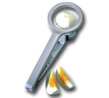 Matfer 215304 Cast Aluminum 6 Wedge Egg Slicer with Stainless Steel Wires