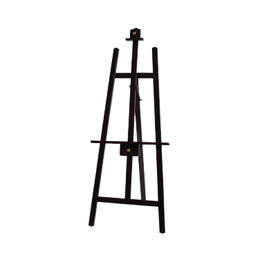 Winco MBBE-3 Tripod Display Easel, 23-1/4"W x 1"D x 61"H, Wood