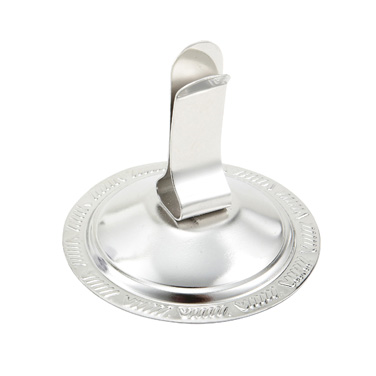 Winco MH-2C Menu/Card Clip, 2-1/2" x 2-1/2", stainless steel
