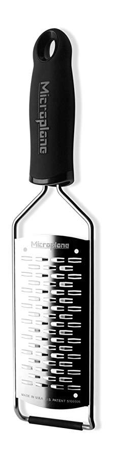 Microplane 45002 Gourmet Series Ribbon Grater, Black