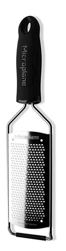 Microplane 45004 Gourmet Series Fine Cheese Grater, Black