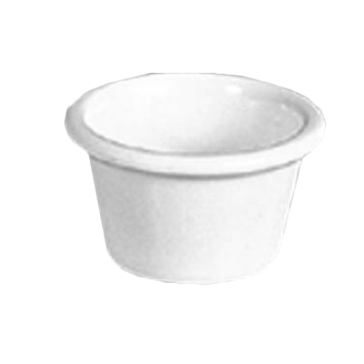 Thunder Group ML535B 1-3/4 oz. Bone Smooth Melamine Ramekin