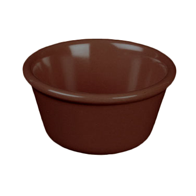 Thunder Group ML535C 1-3/4 oz. Smooth Ramekin, Chocolate