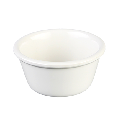 Thunder Group ML537B Bone 3 oz. Smooth Melamine Ramekin