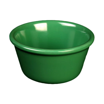 Thunder Group ML538GR Green 4 oz. Smooth Melamine Ramekin