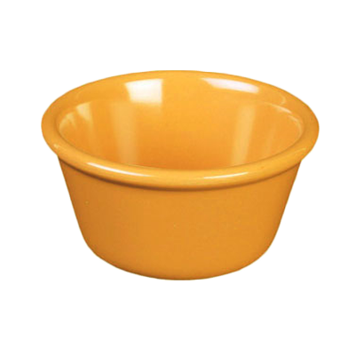 Thunder Group ML538YW Yellow 4 oz. Smooth Melamine Ramekin