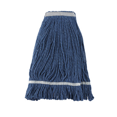 Winco MOP-24 Wet Mop Head (Blue), Loop-End  - 24 Oz.