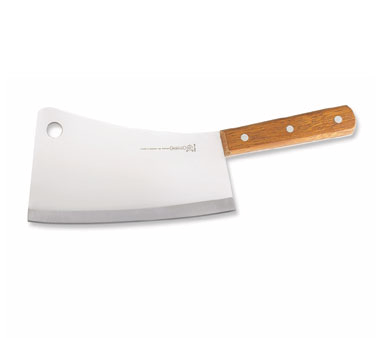 Mundial 4661M Kitchen Cleaver, 7-1/2" x 4-1/4", stainless steel blade, wood handle (pouch)