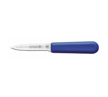 Mundial B5601-3-1/4S Paring Knife 3-1/4", Chefs Style Antimicrobial High Carbon/No Stain Blade