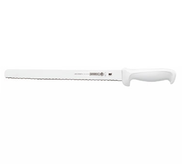 Mundial 5627-12E BR RF Slicer Knife - 12"L x 1-1/8"W Serrated Edge Blade