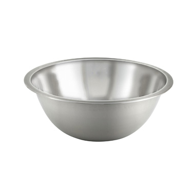 Winco MXB-300Q 3 Qt. Standard Weight Stainless Steel Mixing Bowl